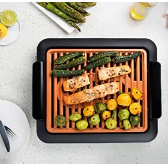 Gotham Steel Smokeless Grill Indoor Grill Ultra Nonstick Electric Grill - Picture 9 of 9